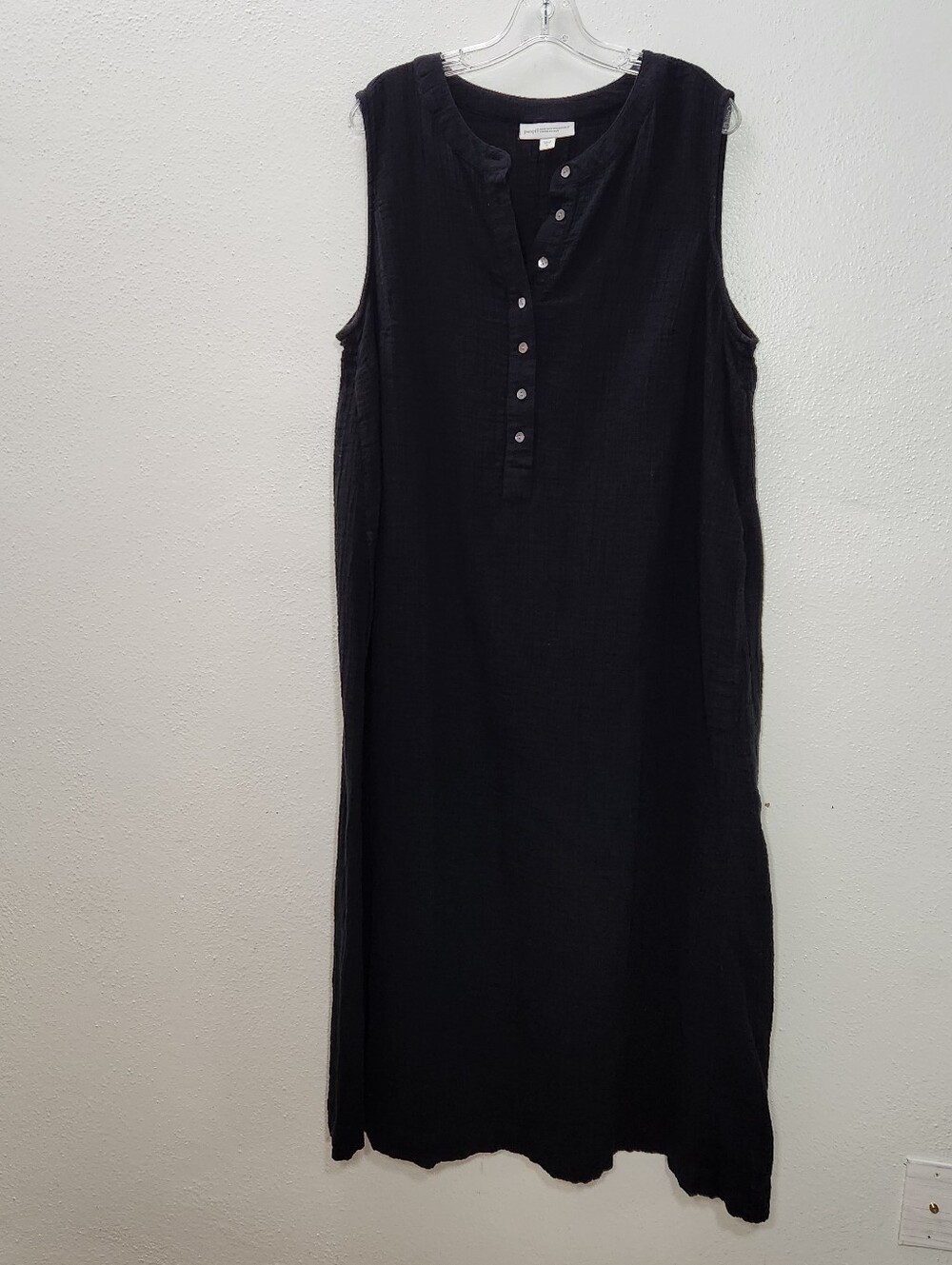 Pure Jill Black Gauze Organic Cotton Size XL